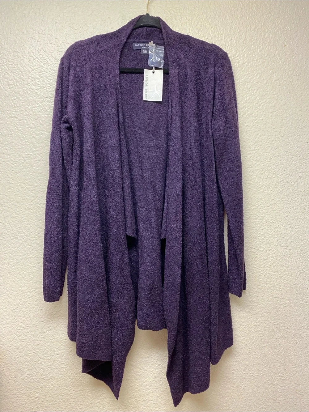 Barefoot Dreams Calypso Wrap Amethyst Open Cardigan - Picture 4 of 10